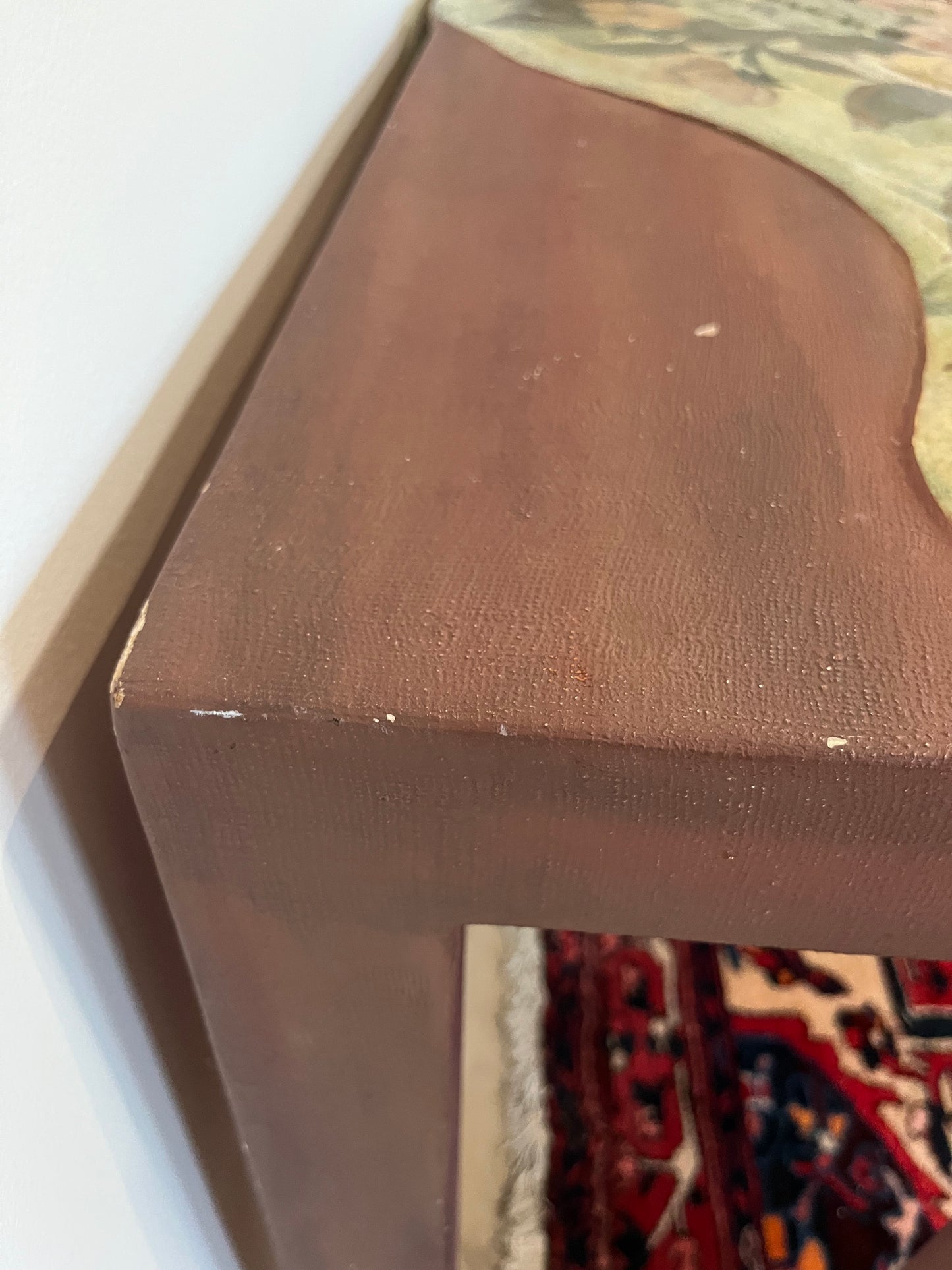 Vintage Trompe L’oeil Console Table