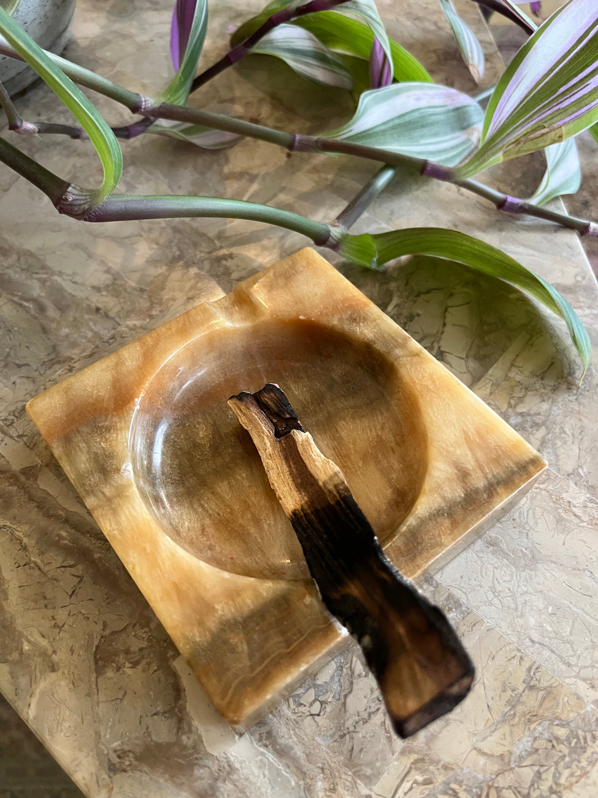 Vintage Alabaster Ashtray