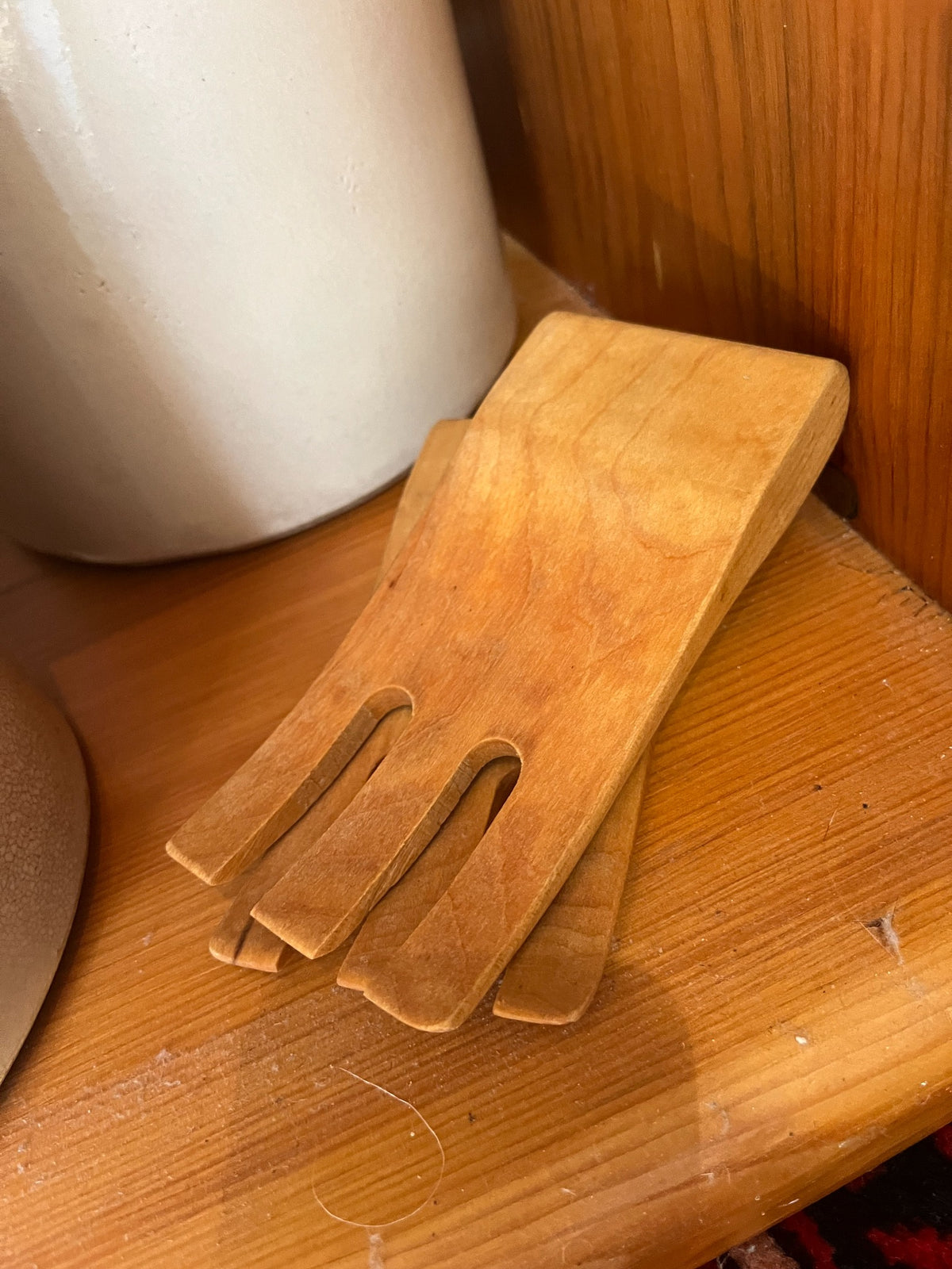 Vintage Wooden Glove Stretchers – Pair