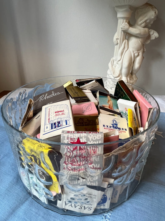 Assorted vintage restaurant and hotel matchbook collection
