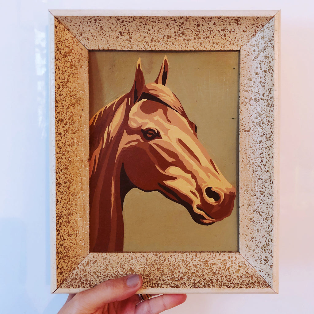 Vintage Horse Oil Paintings
