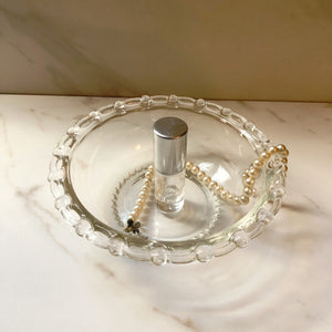 Vintage Imperial Glass Bowl & Tray