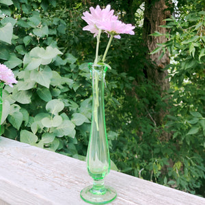 MCM Pulled Glass Bud Vase