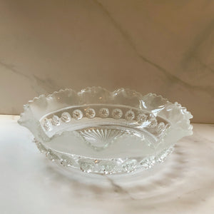 Serene Vintage Glass Dish