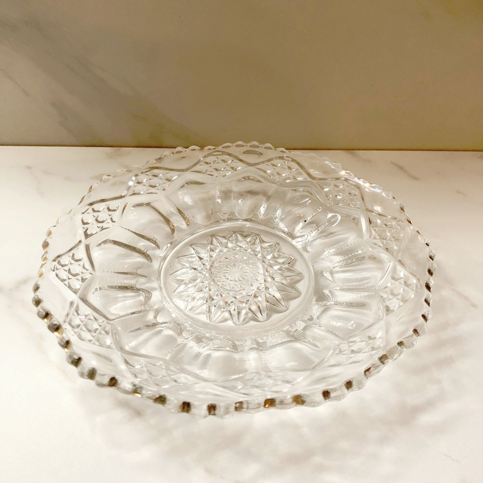 Vintage Crystal Catch-All Dish