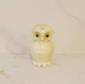 Mid-Century Italian Alabaster Owl