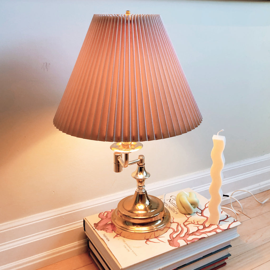 Vintage Swivel Brass Lamp
